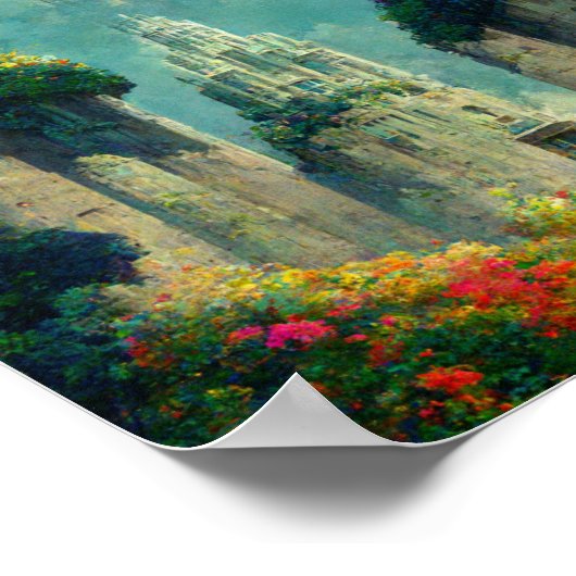 Mysteriel Castle 3 Fantasy Art Poster (Hoek)