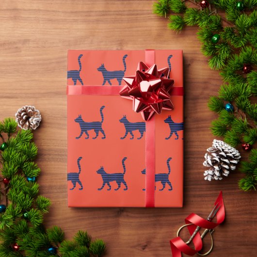 Mysteriel kat cadeaupapier (Feestdagen Geschenken)