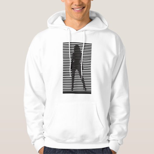 Mysteriel Vrouw Sihouette Hoodie (Voorkant)