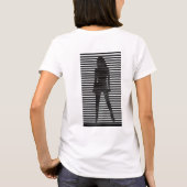Mysteriel Vrouw Sihouette T-shirt (Achterkant)