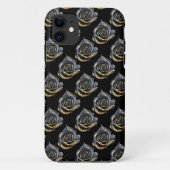 Mysteriel zwart roos Case-Mate iPhone case (Achterkant)