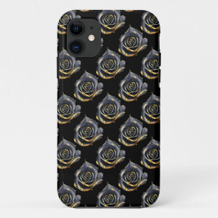 Mysteriel zwart roos Case-Mate iPhone case