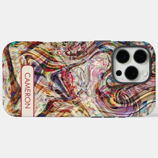 Mysteriele Abstracte zwembroeken Case-Mate iPhone Case (Achterkant (horizontaal))