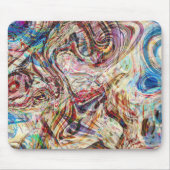 Mysteriele Abstracte zwembroeken Muismat (Voorkant)