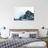 Mysteriele bergen canvas afdruk (Insitu (Slaapkamer))