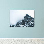Mysteriele bergen canvas afdruk (Insitu (Houten vloer))