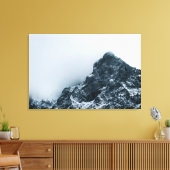 Mysteriele bergen canvas afdruk (Insitu (Woonkamer))