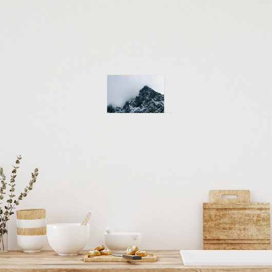 Mysteriele bergen poster (Keuken)