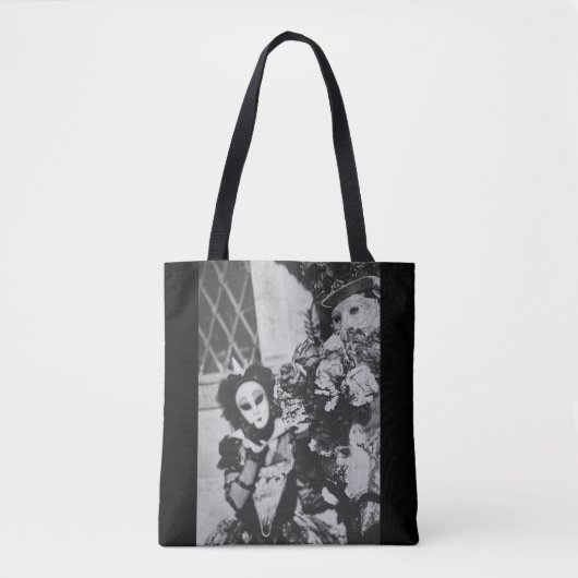 Mysteriele carnavalmaskers in Venetië, Italië Tote Bag (Voorkant)