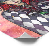 Mysteriele Circus Mad Hatter Girl Molly Harrison Poster (Hoek)