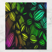 Mysteriele lijnen wijn etiket (Enkel label)