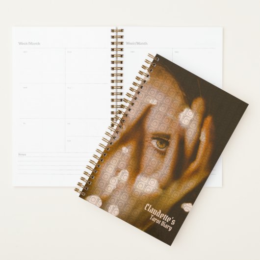 Mysteriele ogen en lampjes Tarot Planner (Display)