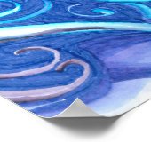 Mysteriele onderwaterscène poster (Hoek)