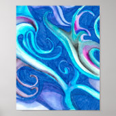 Mysteriele onderwaterscène poster (Voorkant)