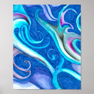 Mysteriele onderwaterscène poster