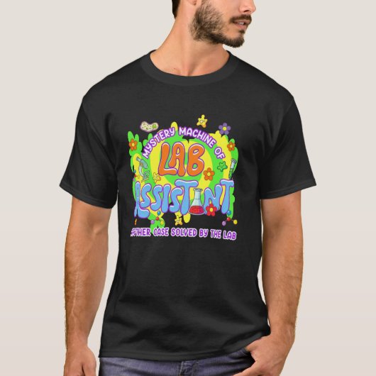 Mysteriemachine van Lab-assistent Lab Week 2025 Me T-shirt (Voorkant)
