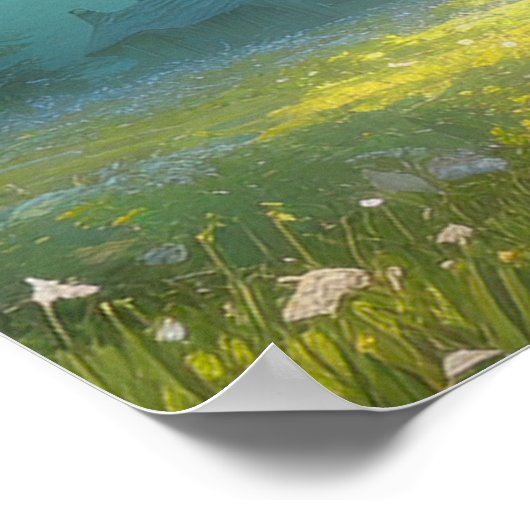 Mysteries in het bos poster (Hoek)