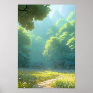 Mysteries in het bos poster