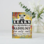 Mysteries van Briefkaart voor radiologie Funny Rad (Staand voorkant)
