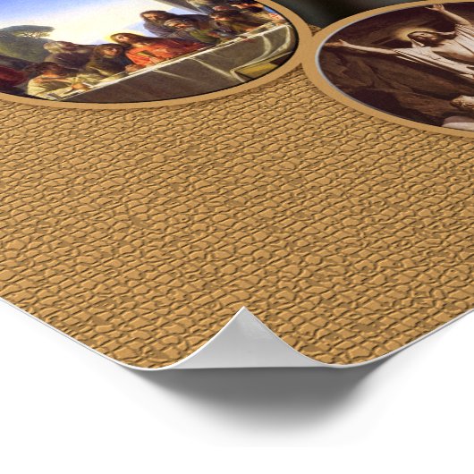 MYSTERIES VAN DE HOLY ROSARY; POSTER (Hoek)