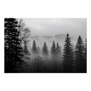 Mysteries van de Mist Glanzend Perfect Poster