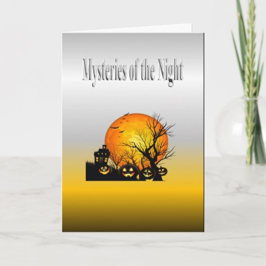 Mysteries van de nacht kaart (Voorkant)