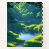 Mysteries van de verborgen bosvijver notitieboek (Achterkant)