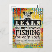 Mysteries van Gevist Briefkaart - Funny Vintage Ad (Voorkant / Achterkant)