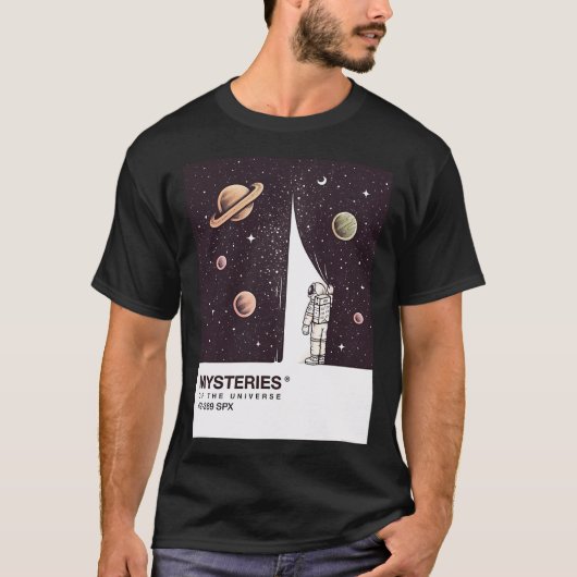 Mysteries van het Universum T-shirt (Voorkant)
