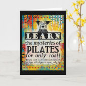 Mysteries van het Wenskaart van de piloten - Funny Kaart (Gele Bloem)