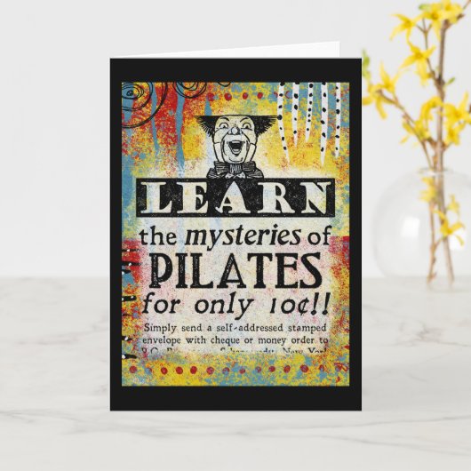 Mysteries van het Wenskaart van de piloten - Funny Kaart (Gele Bloem)