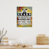 Mysteries van Radiologie - Funny Radioloog Poster (Keuken)