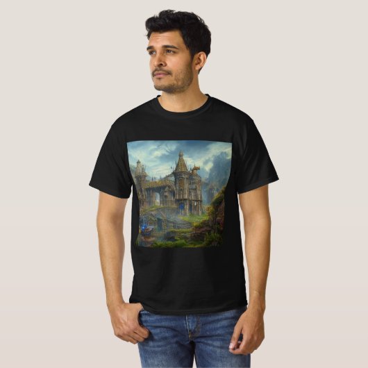 Mysteries voorbij de muren van het kasteel t-shirt (Voorkant volledig)