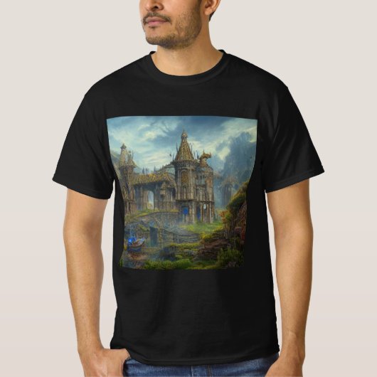 Mysteries voorbij de muren van het kasteel t-shirt (Voorkant)
