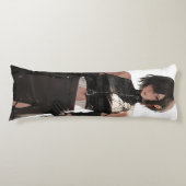 Mysterieus anime meisje leer lichaamskussen (Voorkant)