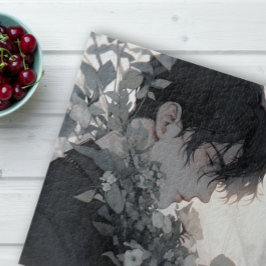 Mysterieus Man en bloemen Legpuzzel