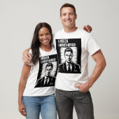 Mysterieus Man in Suit Noir Style Poster T-shirt (Unisex)