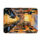 Mysterieus mooie zonsondergang in Venetië Magneet (Horizontaal)