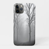 Mysterieus nevelig bospad Case-Mate iPhone case (Achterkant)