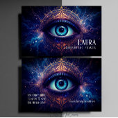 Mysterieus oog Mandala Helderziend Psychisch Mediu Visitekaartje