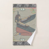 Mysterieus Oog van Ra Egyptische Prinses Glitter Bad Handdoek (Handdoek)
