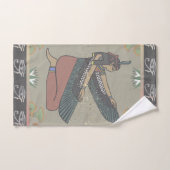 Mysterieus Oog van Ra Egyptische Prinses Glitter Bad Handdoek (Handdoek)
