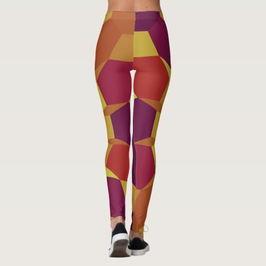 mysterieus patroon leggings (Achterkant)