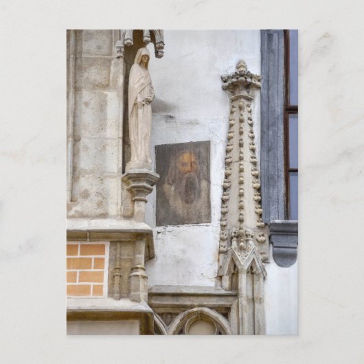 Mysterieus portret op het oude stadhuis, Bratislav Briefkaart (Voorkant)