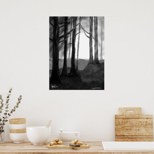 mysterieus poster (Keuken)