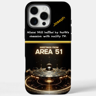 Mysterieus ruimtevaartuig gespot bij Area 51 in de iPhone 16 Pro Max Hoesje