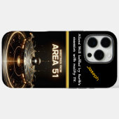 Mysterieus ruimtevaartuig gespot bij Area 51 in de Case-Mate iPhone Case (Achterkant (horizontaal))