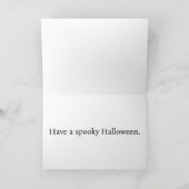 Mysterieus spookhuis - Happy Halloween Kaart (Binnen)