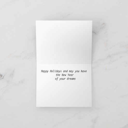 Mysterieus wonder feestdagen kaart (Binnen)