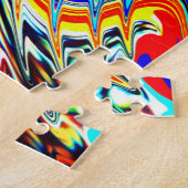 Mysterieuze abstracte kunst legpuzzel (Zijkant)